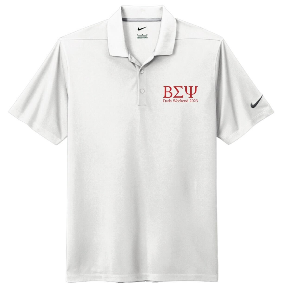 Beta Sig Dad's Weekend Embroidered Polo 2023 - Alpha Chapter