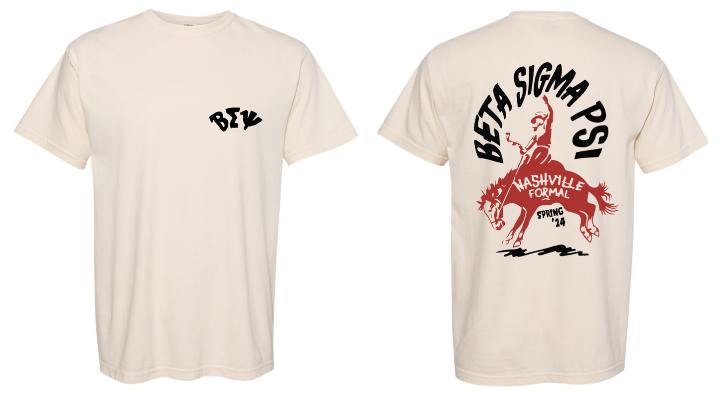 2024 Beta Sig Spring Formal: Comfort Colors Tee - Iota Chapter