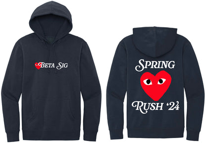 Beta Sig 2024 Spring Rush Hoodie - Zeta Chapter